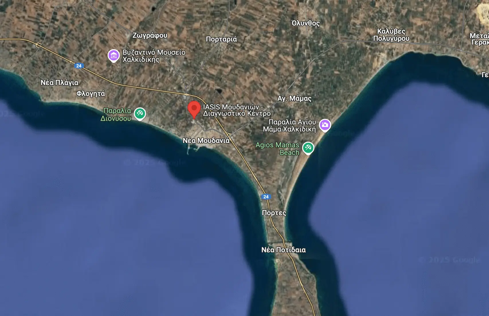 IASIS ΜΟΥΔΑΝΙΩΝ MAP